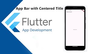 App Bar with Centered Title [upl. by Stacey]