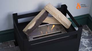 Ecosy Bioethanol Fireplace Grate [upl. by Ariahay687]