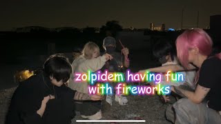 zolpidem having fun with fireworks [upl. by Schuh657]