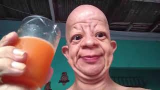 bald guy drinks orange juice [upl. by Maximo]