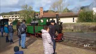 Dampfkleinbahn Bad Orb  Wächtersbach Abschlussfahrt Saison 2017 [upl. by Aerdnak]