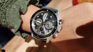 Blancpain fifty fathoms Bathyscaphe Chronographe Flyback 43mm Grey meteor dial [upl. by Aiveneg]