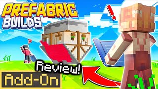 Minecraft Prefabric Addon Review LOWEST RATING Whats the Problem [upl. by Gustin979]