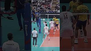 Crazy Performance by Antoine Brizard 🥶 epicvolleyball volleyballworld volleyball [upl. by Ennavoj]