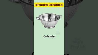 Kitchen vocabulary  pincers bowl grater wok [upl. by Tilly773]