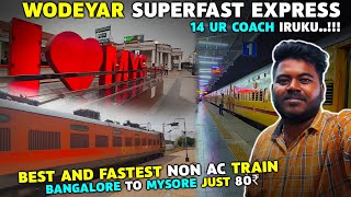 😨JUST 80₹ Bangalore to Mysore in Wodeyar Express travel journay [upl. by Quintilla]