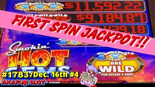 First Spin Jackpot Smokin Hot Gems Slot Pechanga Casino [upl. by Alfred]