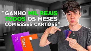 OS MELHORES CARTÕES DE CREDITO PARA GANHAR DINHEIRO [upl. by Richart]