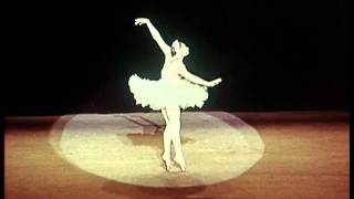 The Dying Swan G Ulanova Bolshoi Ballet 1956 [upl. by Aneehsram]