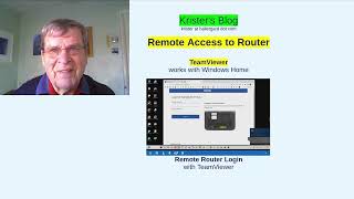 Remote Router Access with TeamViewer [upl. by Artep787]