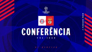 CONFERÊNCIA DE IMPRENSA  PÓSJOGO FCBSLB [upl. by Ahsaekal]