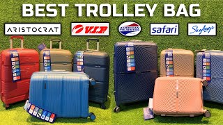 Best Trolley Bag in India 🔥 Safari Luggage Bag  American Tourister  Kamiliant  Aristocrat Trolley [upl. by Nevaj]