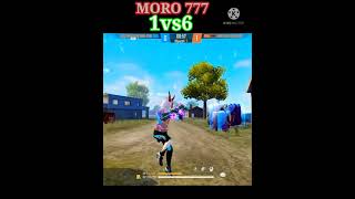 ⚡MORO 777⚡solo vs 6 attitude status😈moro777 shorts [upl. by Toni695]