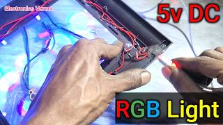 RGB Led light लगाना सीखें अब कभी खराब नही होगी  photo frame LED light repair  Electronics Verma [upl. by Gower]