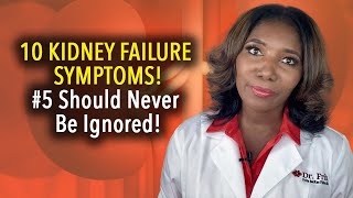 Kidney Failure Symptoms 10 Signs Most People Will Miss [upl. by Olrac]