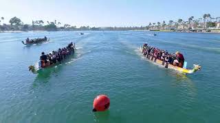 Long Beach Dragon Boat 2024 Mixed Div Final [upl. by Lsiel]