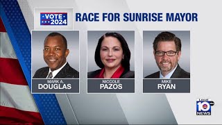 Vote 2024 Race for mayor heats up in Sunrise [upl. by Evangelist]