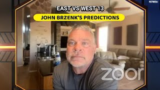 John Brzenk’s predictions on East vs West 13 supermatches [upl. by Tol94]