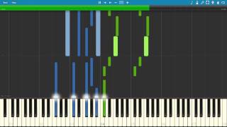 Halo 3 ODST  Another Rain  Synthesia Piano Tutorial [upl. by Puglia]