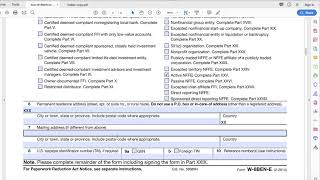 How to fill W8BEN E Form as a Company  2018 [upl. by Lorita]