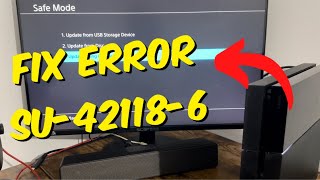 How To Fix PS4 Error Code SU421186  PS4 Update 1071 Fix [upl. by Atinram]