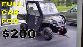 Polaris Ranger 570 soft cab by Classic Accessories [upl. by Dranyar]