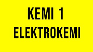 Kemi 1  Elektrokemi [upl. by Mimi]