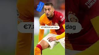 Hoeveel verdient Ziyech football money trending viralshortturkey galatasaray championleague [upl. by Attennyl]