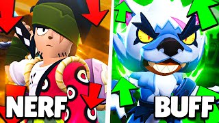 10 BALANCE CHANGES NEEDED in BRAWL STARS  Wish List [upl. by Aicire586]