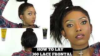 How To Install 360 Lace Frontal Wig Using Got2b Glued GelRpghaircom [upl. by Buckels]