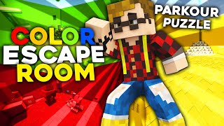 IL RITORNO DEL PARKOUR CON GLI ENIGMI SU MINECRAFT  COLOR ESCAPE ROOM [upl. by Eneri]