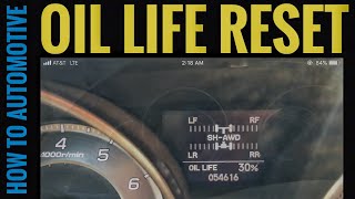 How To Reset The Oil Life Light On A n Acura MDX [upl. by Harvison]