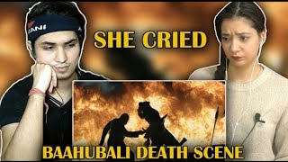 KATTAPPA killing BAAHUBALI TURKISH REACTION  she got very emotional [upl. by Thin778]