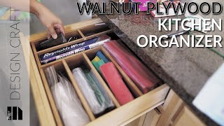 Making a Drawer Organizer with Plywood  How to  Woodworking [upl. by Charron]