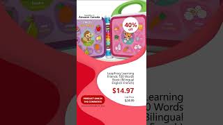 LeapFrog Learning Friends 100 Words Book Bilingual EnglishFrench [upl. by Lole]