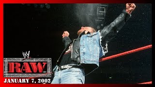 Triple H returns after a careerthreatening injury WWE Raw January 7 2002 [upl. by Adis]