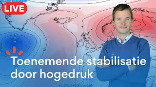 LIVE Toenemende kansen op droger en flink zonnig weer [upl. by Hsekin]