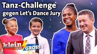 Lets Dance Jury vs 9jährige Tanztalente Wer erkennt mehr Tanzschritte  Klein gegen Groß [upl. by Acimahs2]