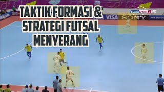 Taktik Formasi dan Strategi Menyerang Futsal Timnas Jepang vs Brazil [upl. by Gelasius224]