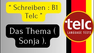 Schreiben B1 Telc   Sonja [upl. by Tamis]