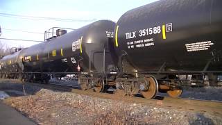 Union pacific AC45CCTEs roll through Blauvelt with CSX K048 [upl. by Ericha]