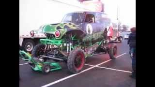 Grave Digger Gets Loaded Up For Show In Roanoke VA Feb 14 2013 [upl. by Tam]