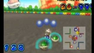 Mario Kart Wii  Battle Point Manipulation Code Glitch [upl. by Yuht]