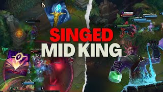 THE SINGED MID KING IS BACK  Highlighsts 12  Xesila Singed Mid [upl. by Aylat932]