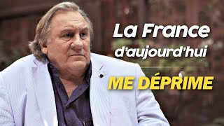 Gérard Depardieu donne son avis sans filtre sur la France et lEurope [upl. by Ainnos820]