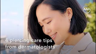 4 piercing care tips from dermatologists [upl. by Fons432]