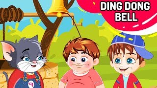 Ding Dong Bell Cat Songs  Popular Animal Songs for Kids By Baby Hazel Nursery Rhymes [upl. by Ttirrem313]