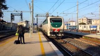 E403 011 IC553 Roma  Reggio Calabria Stazione di Aversa HD [upl. by Farah]