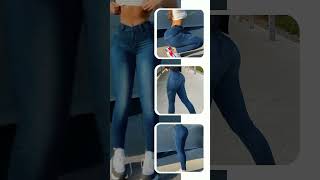 Jeans Casuais Justos Básicos shortyoutube [upl. by Defant]