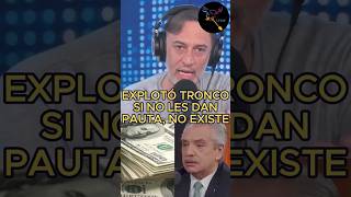 TRONCO ESTALLÓ CONTRA TODOS LOS PAUTEROS argentina casta cristina medios [upl. by Annawyt296]